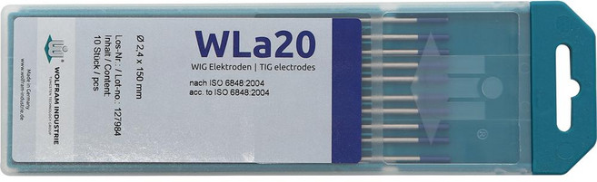 텅스텐봉 2.4mm x 150(란탄20) 울프람 10개