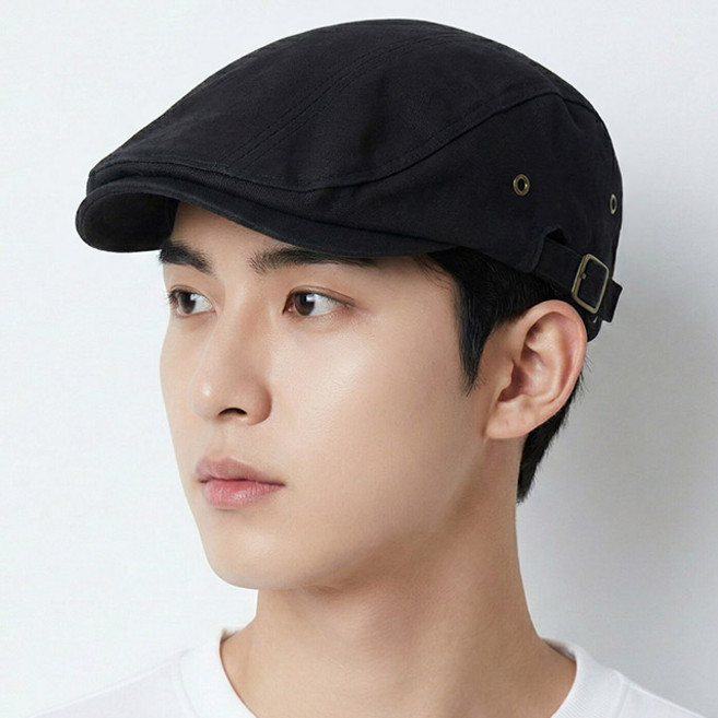 베이직엠 여름모자 헌팅캡 BASIC 워싱