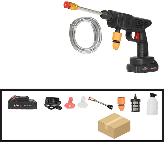 세탁기 충전식 세차 12V24V48V 배터리 용 무선 거품, 03 24V Batteries Sets