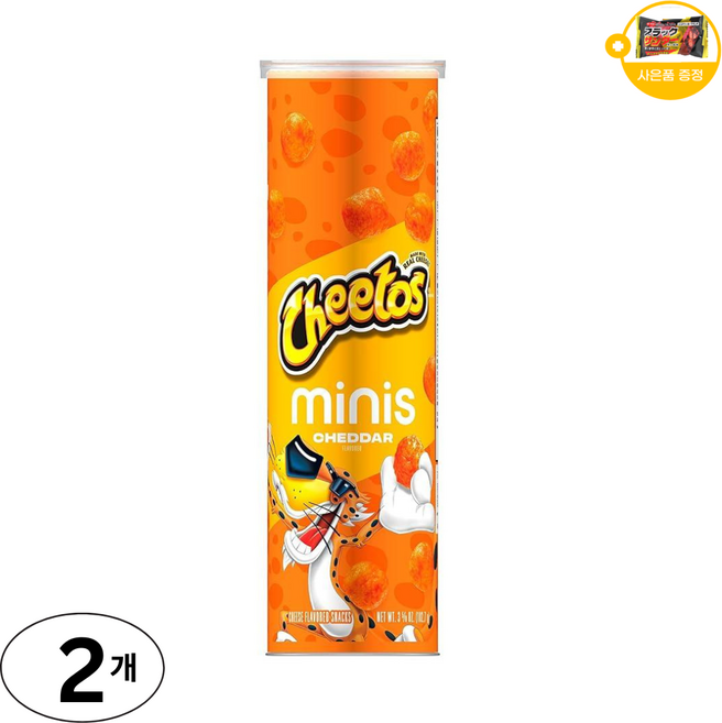 Cheetos Minis 체다 사은품 추가증정, 2개, 102g