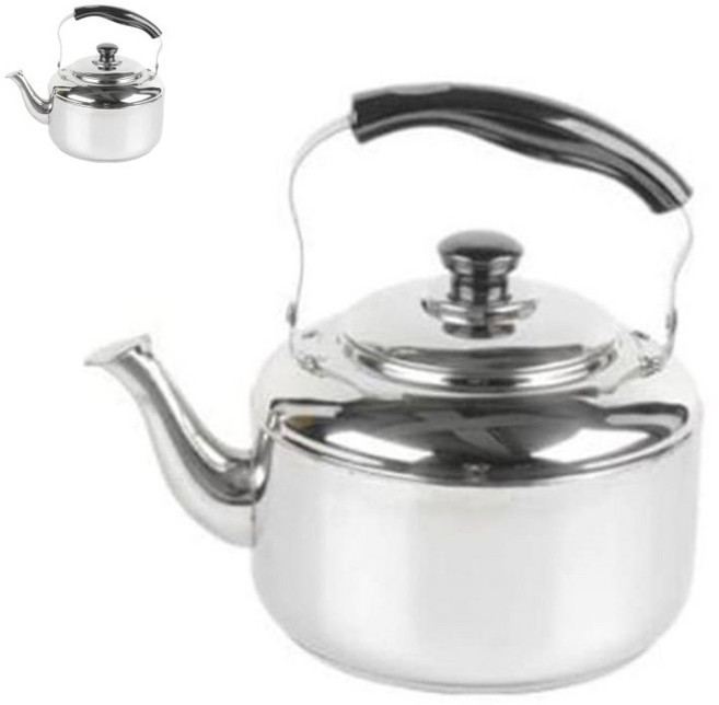 퀸센스 주전자 휘슬 가정 인덕션 스텐 물주전자 4.5L, 1개, 상세페이지 참조