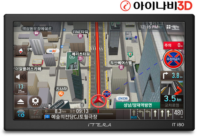 아이테라 i80 pro 32G 아이나비3D 공식인증 8형 고해상도 네비게이션 매립/거치복합형, 아이테라 I80 아이나비 3D+거치대+DMB안테나, 32GB