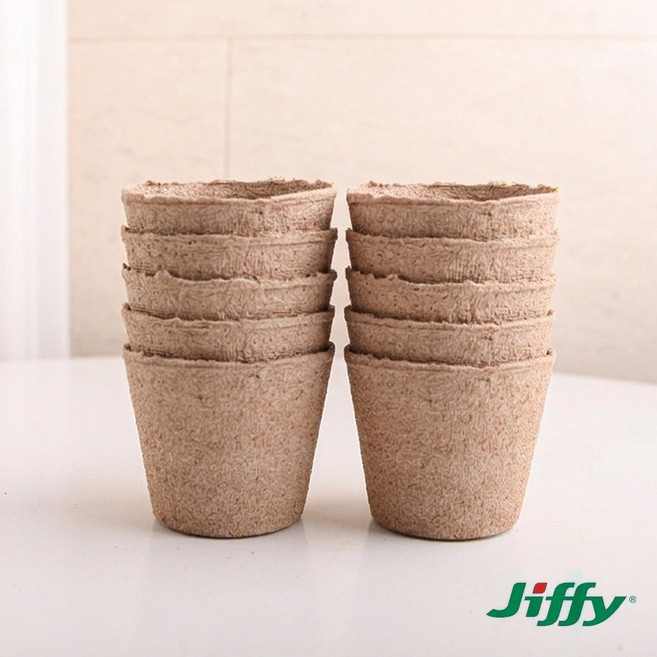 세경팜 씨앗발아 삽목용 정품 지피 원형포트 10호, 브라운, 10개