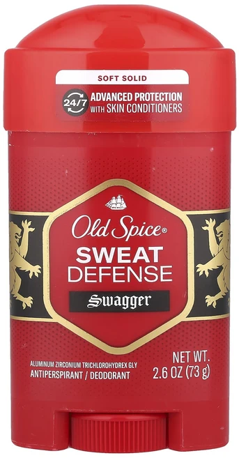 특별한효과 Old Spice Sweat Defense 땀 억제 데오드란트 Soft Solid Stronger Swagger 2.6 oz (73 g) 곧일시품절됩니다, OldSpiceSweatDefense땀억제데오드란트So - 쿠팡