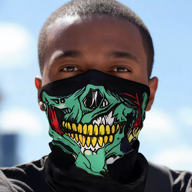빠삐용 마스크 해골 넥워머 햇빛차단 3P 목토시
