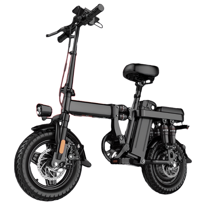 지아노 접이식전기자전거 배터리 휴대용 초경량, 패션 4Ah, 블랙, 스틸