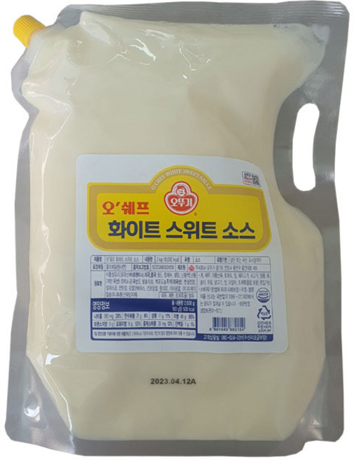 오뚜기 오쉐프 화이트 스위트소스 2kg, 2개