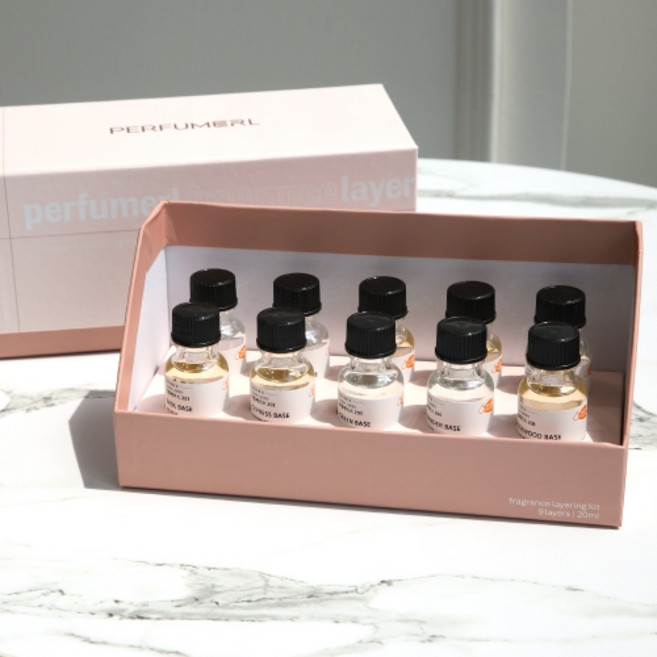 새로핸즈 퍼퓸얼 시트러스 향수 레이어링 조향 베이스 오일 키트 프래그런스 향료 조향재료 (20ml x 9종), 9개, 20ml, 퍼퓸얼 시트러스 계열