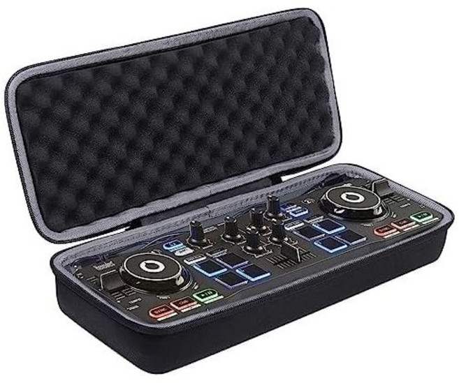 DJ 장비 가방 케이스 믹서 헤라클레스 DJ를 위한 co2CREA 하드 트래블 교체 스타라이트 포켓 컨트롤러 제어, Black Case + Inside Sponge