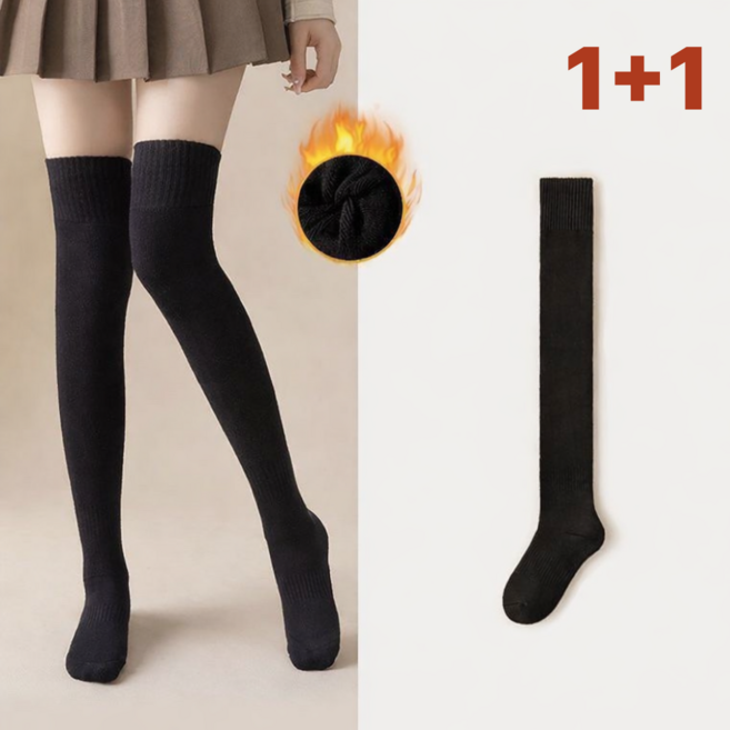 겨울 기모 니삭스 오버 니삭스 1+1