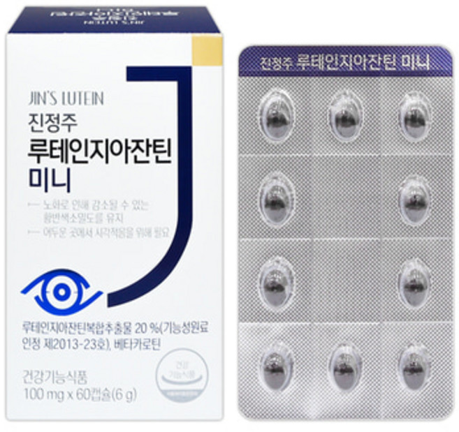 진정주 루테인지아잔틴 미니(60캡슐), 60정, 1개