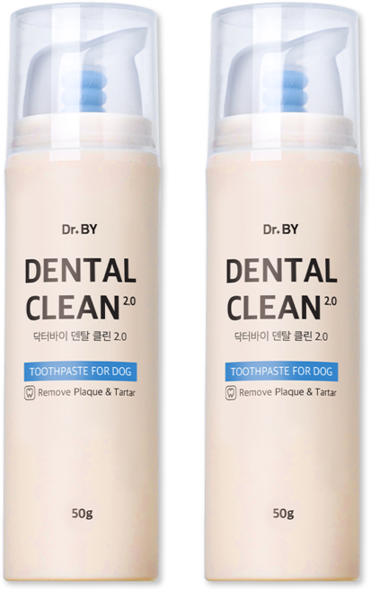 닥터바이 덴탈클린 강아지 치약 입냄새 구취 치석 제거 바르는 치약, 50g, 2세트