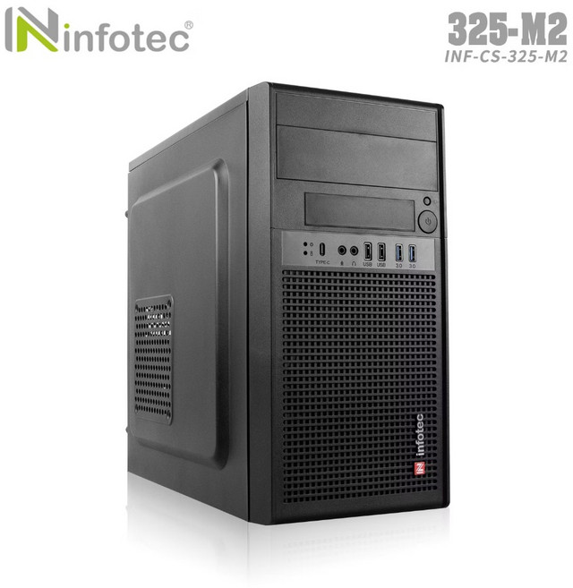 infotec 325-M2 小戰斧 USB3.0 電腦機殼 支援30cm顯卡, 1個
