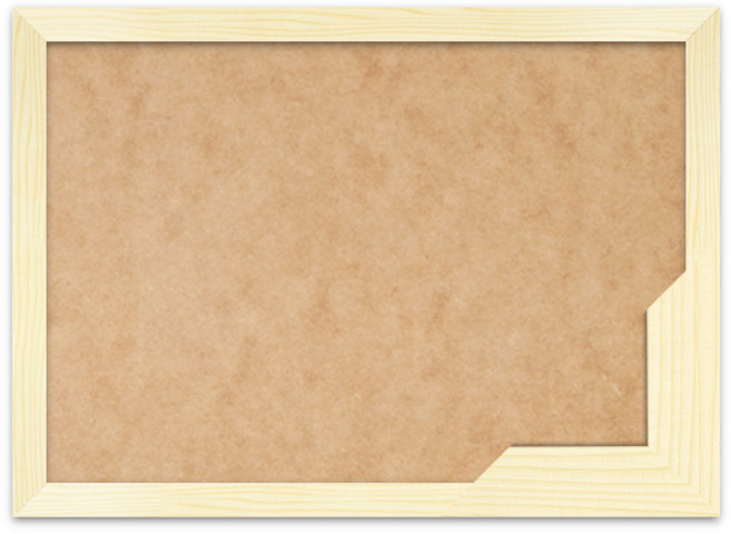 퍼즐액자 21x28.5 고급형 슬림 우드 미송, 슬림미송, 1개