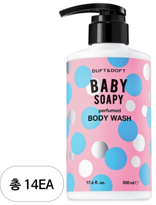더프트앤도프트 베이비소피 퍼퓸드 바디워시, 500ml, 14개