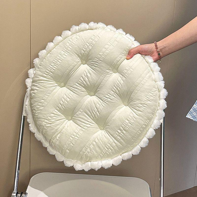 冬季加厚圓形坐墊 學生宿舍辦公室久坐椅墊