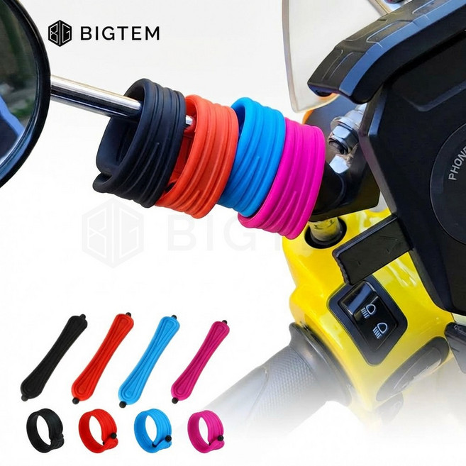 밴딩 터치펜 스마트폰 터치 손목 라이더 밴드 슈퍼커브 베스파 바이크 오토바이 장갑 용품, 블루