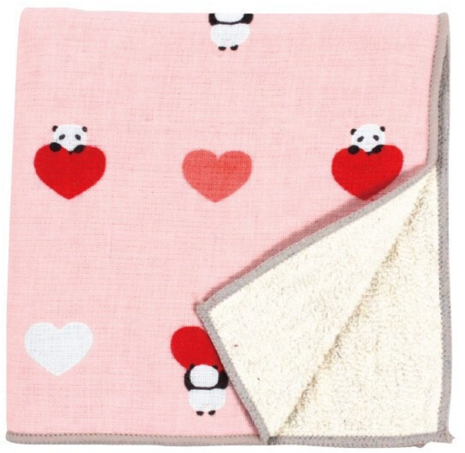 일본 하마몬요 손수건 순면 거즈 이중 타올