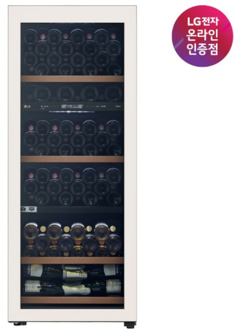 (LG전자) DIOS(디오스) 와인셀러 오브제컬렉션 121병 (베이지/W1212GB)