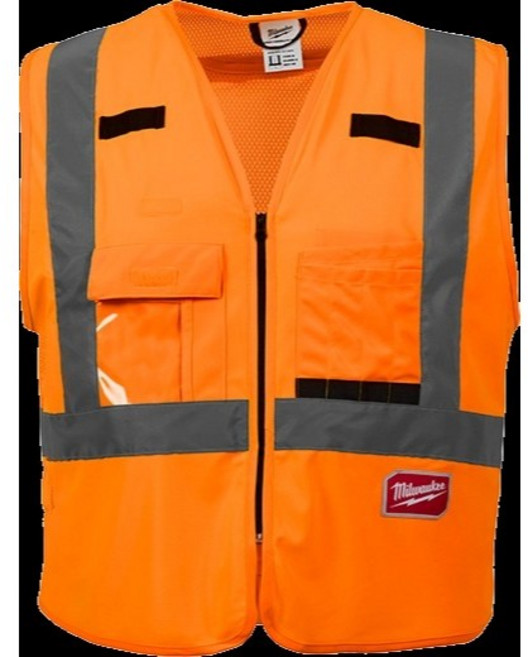 Milwaukee 工程反光背心, 1個, 48-73-5071 (S/M)