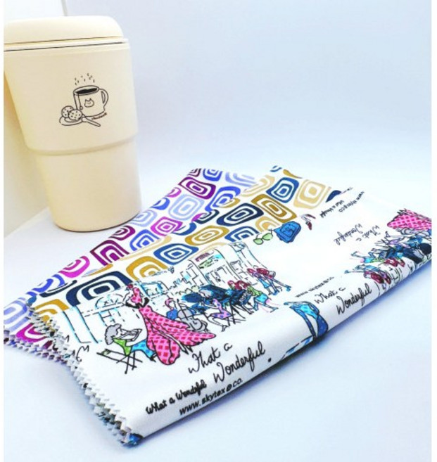 5장 한세트 큰 안경닦이 고급크리너 안경수건 대형 양면 큰안경천