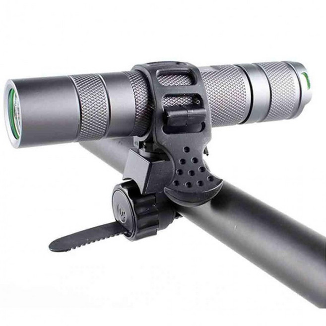 램프홀더 자전거 라이트 스탠드 회전 그립 LED 클립, 1개, 램프홀더B형BL09933