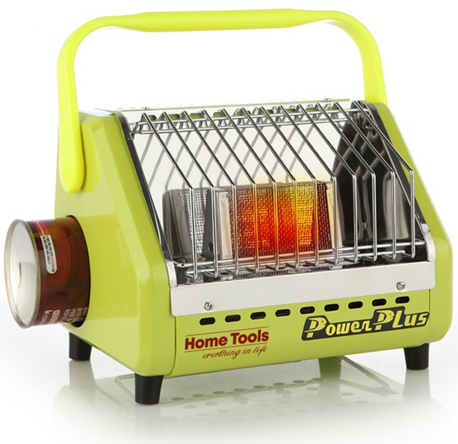 부탄가스 난로 히터 LPG 팬히터 캠핑용 미니 버너겸용, 부탄가스 히터 + 열차단판