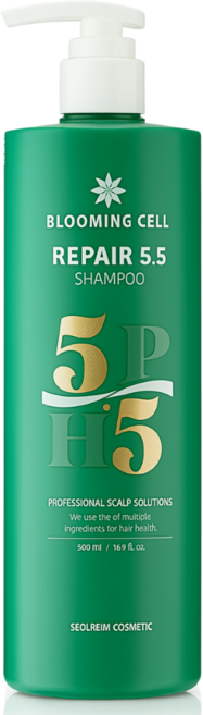 블루밍셀 약산성 비듬 두피 산후 여성탈모 샴푸, 500ml, 1개