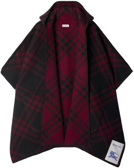 버버리 EDK 울 케이프