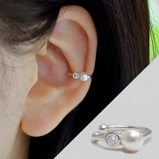 반지소 925실버 순은 링 귀찌 이어커프 귀걸이