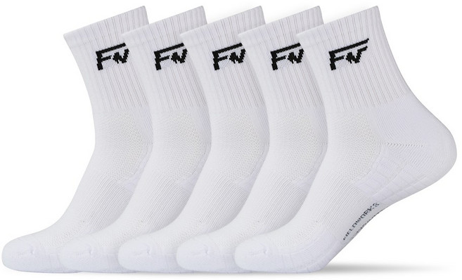 필드웍스 남자 두꺼운 중목 양말 쿠션 장목 5켤레 세트