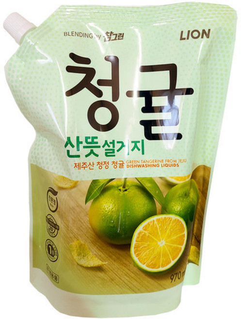 참그린 청귤 산뜻설거지 1kg 단품, 1개