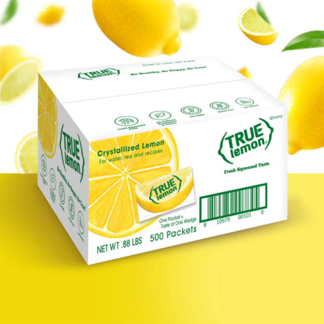 트루시트러스 트루 레몬 분말 낱개포장 500 미국직구 슈가프리, 500개