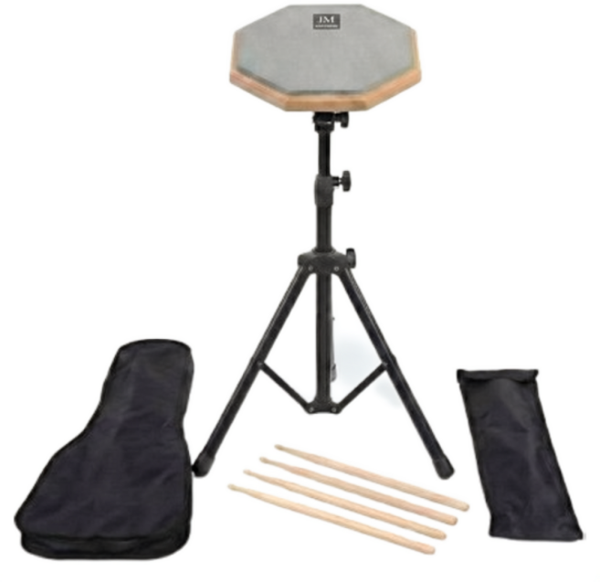 교육용 연습용 드럼패드 풀세트 스틱 가방 난타 드럼 연습 풀 세트 타악기 8인치 루디먼트, 1개