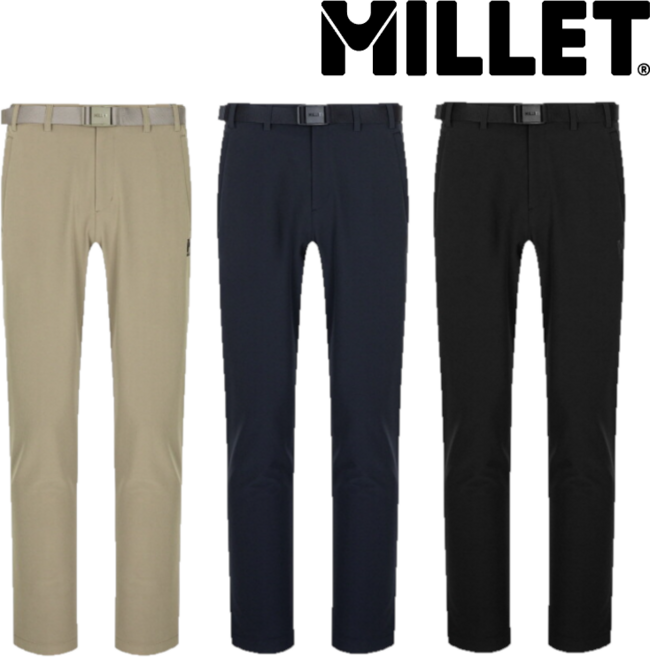 밀레 [봄가을] 남자 시원한 바람 부는 간절기 계절에 갖춰 입기 딱 적합한 약기모 소재의 일상과 활동을 두루 하기 좋은 기본 팬츠