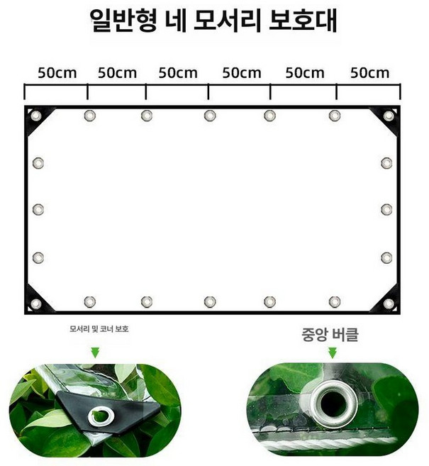 투명 방수포 PVC 대형 바닥덮개 그라운드시트 갑빠 발코니 시트 커튼, 기본 사용 인원, 1.5x1.5m