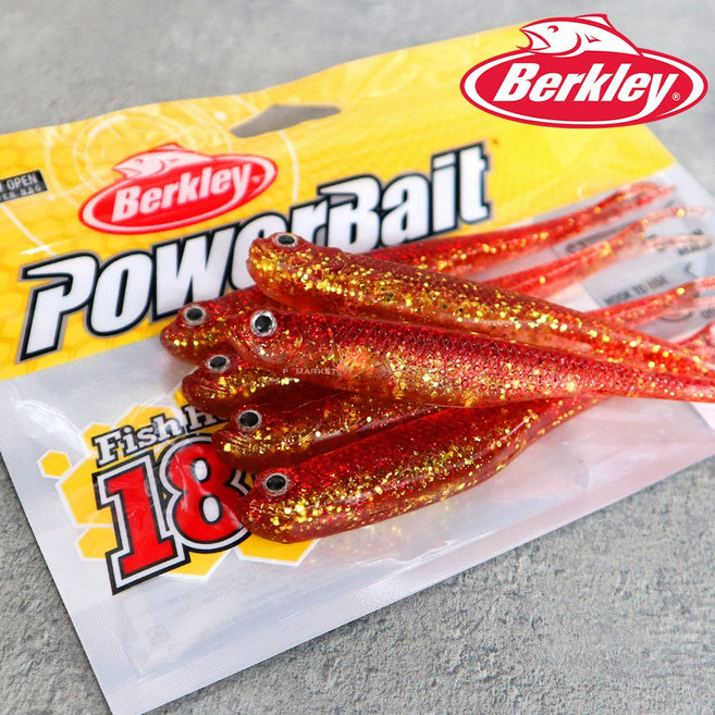 버클리 저크쉐드 5인치 광어 다운샷 웜, 1개, 60g, 아카킨