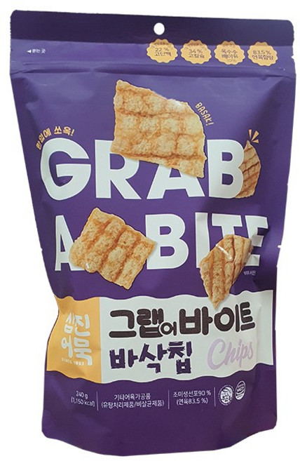 삼진 그랩어바이트 바삭칩 240g, 1개