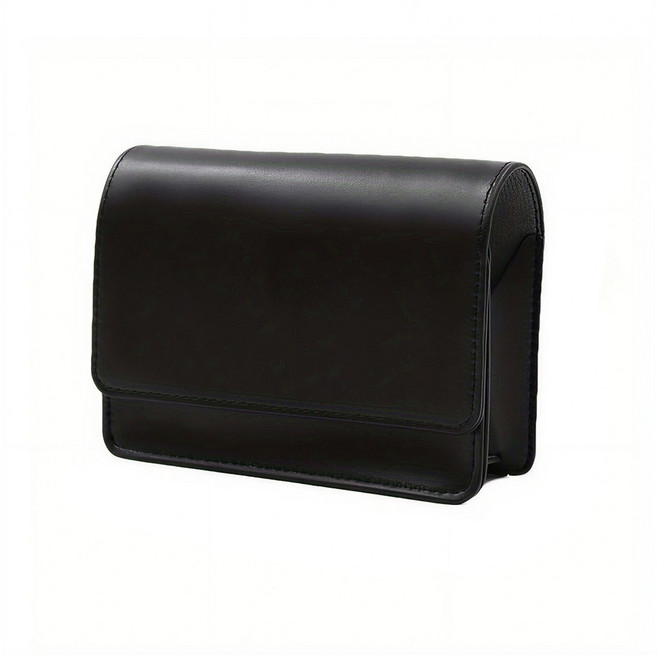 골프파우치 가죽 파우치 골프힙색 거리 측정기 케이스, 1개, 블랙