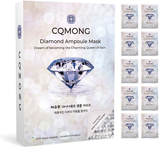 씨큐몽 다이아몬드 앰플 마스크팩, 6개, 10개입