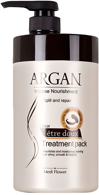Mediflower Argan Ettus 護髮套組, 1L, 1瓶