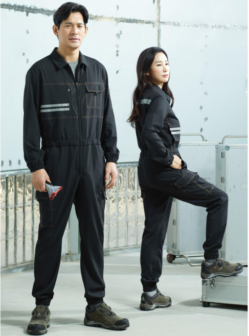 지벤 ZB-S2246 ZB2246 정비 작업복 /일체형 작업복/스즈끼/춘추복/점프수트/상하일체형/정비복/봄 여름/바람이 잘통하는/편안한착장감