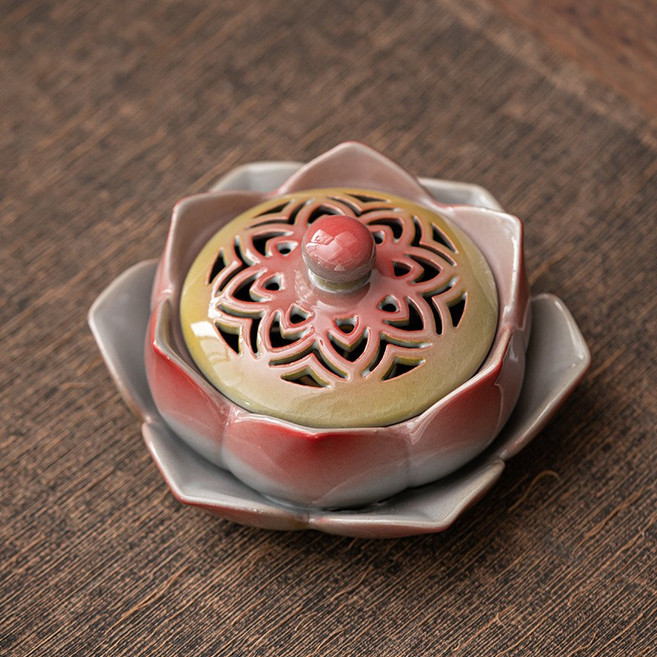 티지피 연꽃 향로 인센스 홀더 받침대, 스타일2