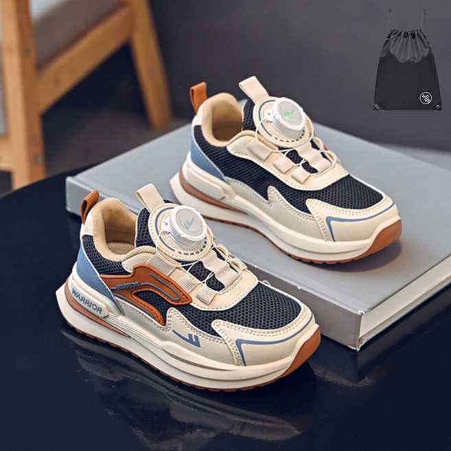 VITALO 이지 다이얼 리틀 키즈 운동화 끈없는 아동화 남아 여아 운동화 (PGN짐쌕가방 지급)