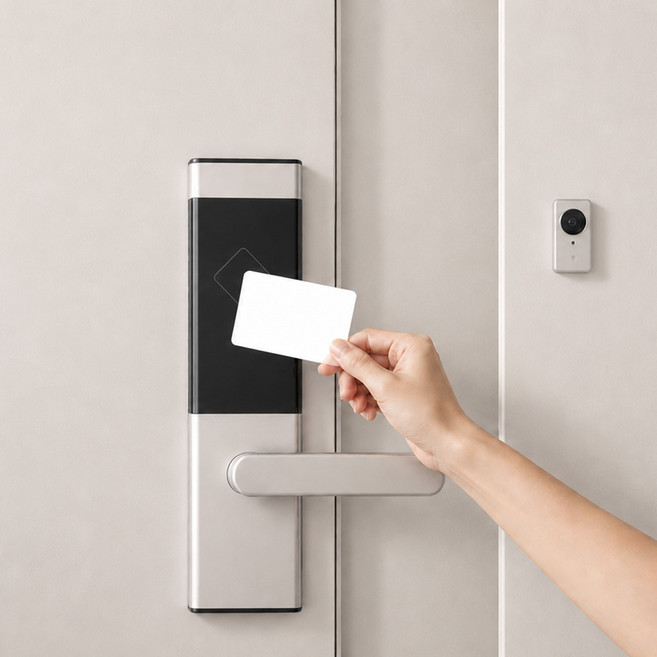 ZERON RFID 도어락카드키 현관문 출입 보조키 신용카드형 13.56Mhz Mifare 14443A CUID Z105, 10개
