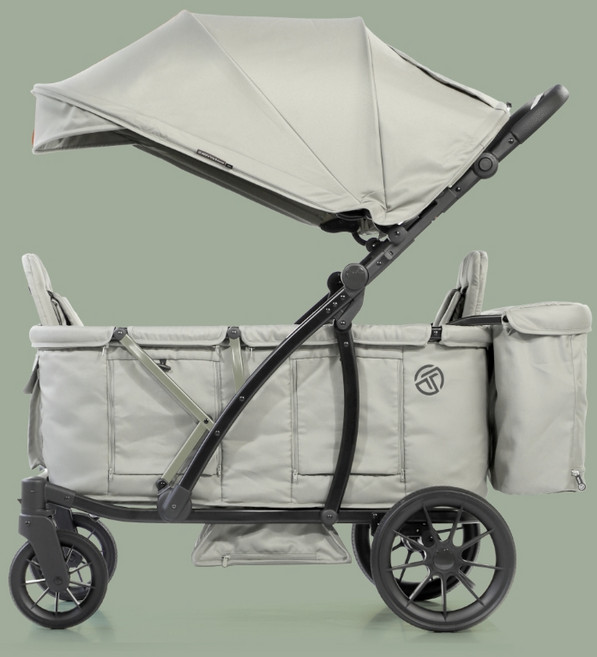 TAVO 웨건GT 유모차형 웨건 디럭스급 연년생 등하원용, 웨건GT3 그린