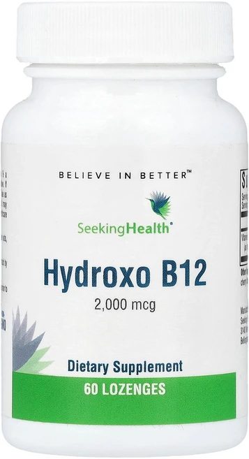 Seeking Health Hydroxo B12 2 000 mcg 60 Lozenges, Seeking Health, Hydroxo B12, 2, 60정, 1개 - 쿠팡
