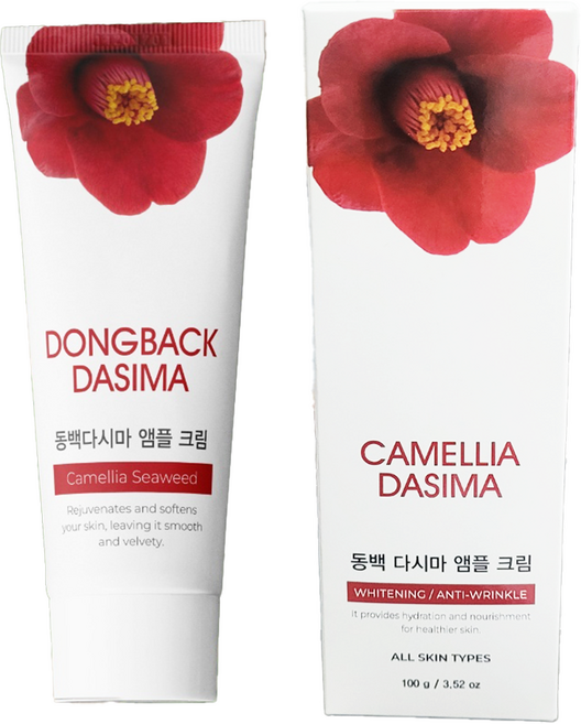 동백 다시마 앰플 크림 100g 보습크림 수분크림 미백 주름개선, 1개