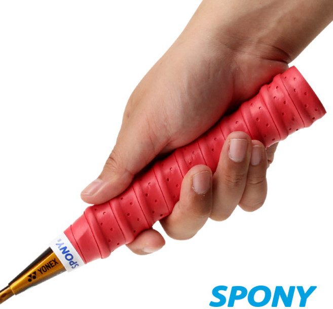 키모니 키모니_N-3000_스포니_소프트핏_홀스파이럴그립, 형광그린, 1개