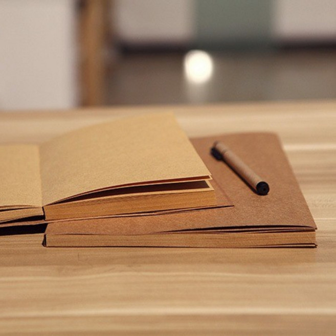 드로잉 북 방명록 캘리그라피 연습장 심플 노트 무지 스케치 크로키 미술학원 감성, 66매, 베이지 3권, 32절